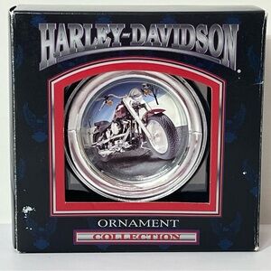 Vintage 1999 Harley Davidson Gas Cap Hanging Christmas Ornament Cavanagh